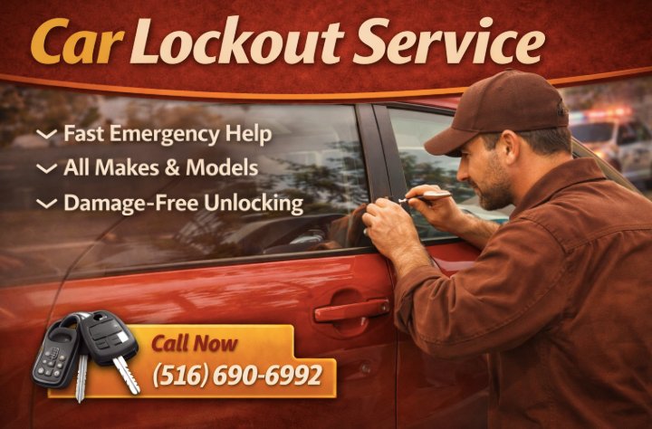 Car Lockout Lynbrook NY - Brown Keys Locksmith