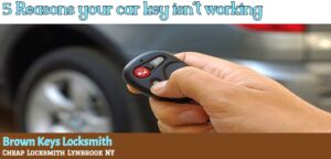 Read more about the article 5 Reasons your car key isn’t working